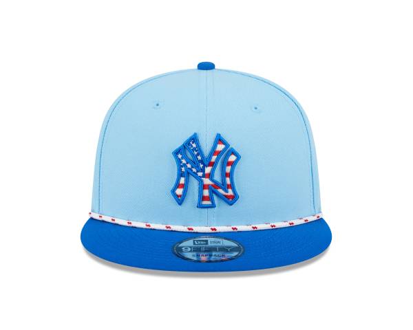 NY YANKEES NEW ERA  9FIFTY  SNAPBACK   2025 FOURTH OF JULY LIGHT BLUE/BLUE
