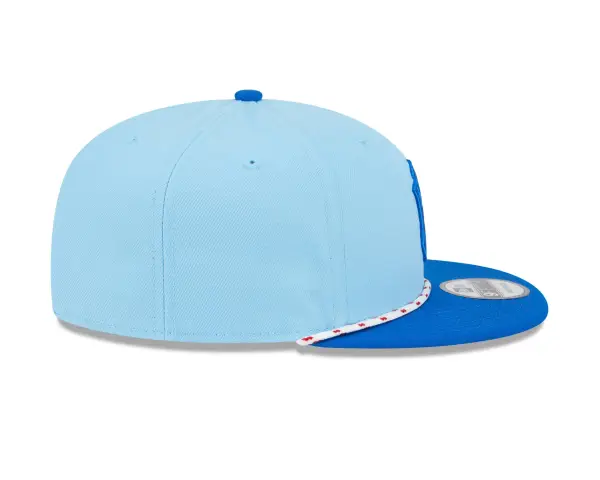 NY YANKEES NEW ERA  9FIFTY  SNAPBACK   2025 FOURTH OF JULY LIGHT BLUE/BLUE - Image 3