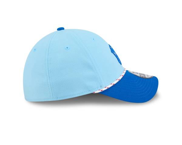 NY YANKEES NEW ERA  39THIRTY FLEX HAT  2025 FOURTH OF JULY   LIGHT BLUE/BLUE - Image 3