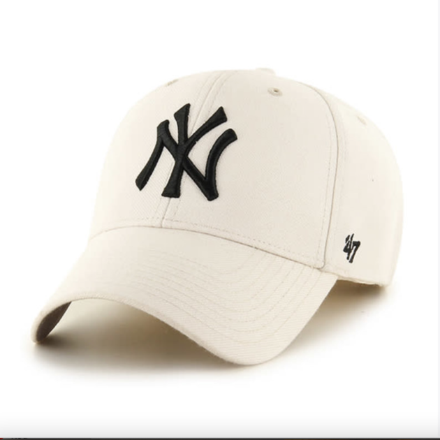 NY YANKEES NATURAL 47 MVP WITH BLACK NY LOGO