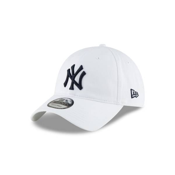 NY YANKEES NEW ERA CLASSIC 9TWENTY WHITE  ADJUSTABLE HAT CAP ONE SIZE FITS ALL - Image 2