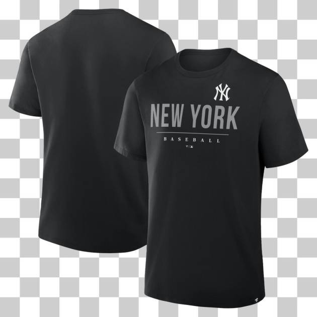 NEW YORK YANKEES MENS FANATICS BLACK  T-SHIRT
