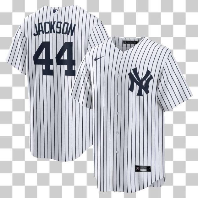 NY YANKEES JACKSON #44 NIKE WHITE HOME REPLICA JERSEY