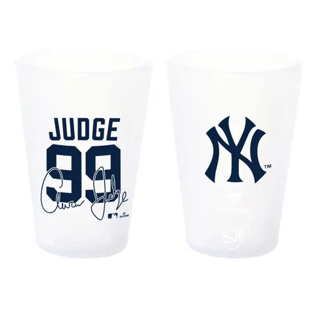 NY YANKEES 1.5OZ SILICONE SHOT GLASS AARON JUDGE