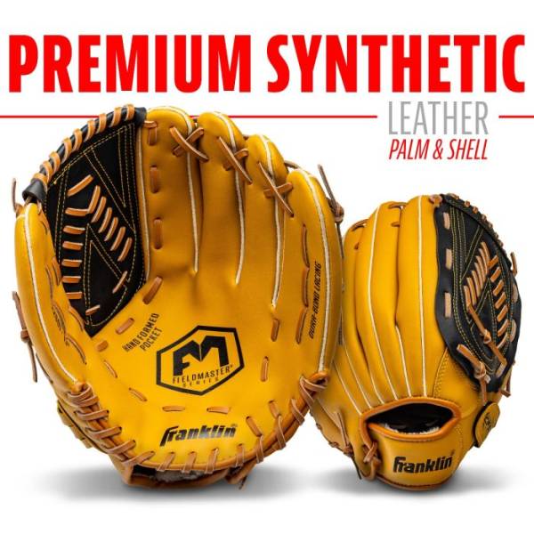 FRANKLIN SOFTBALL GLOVES FIELD MASTER - 13" - TAN/BLACK - RIGHT HAND THROW - FIELDING GLOVES - Image 7