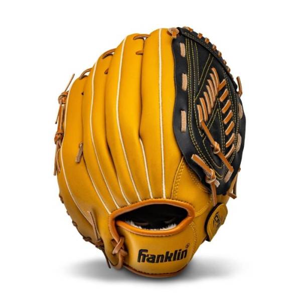 FRANKLIN SOFTBALL GLOVES FIELD MASTER - 13" - TAN/BLACK - RIGHT HAND THROW - FIELDING GLOVES - Image 2
