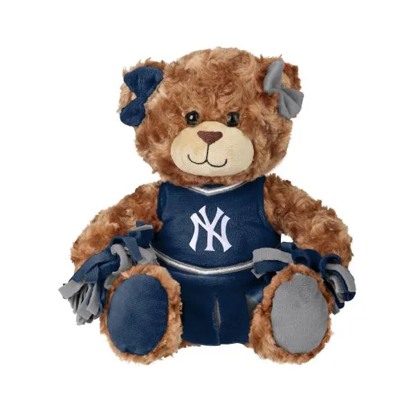 NY YANKEES  FOCO Plush Cheerleader  teddy bear dressed as aYankees - Image 3