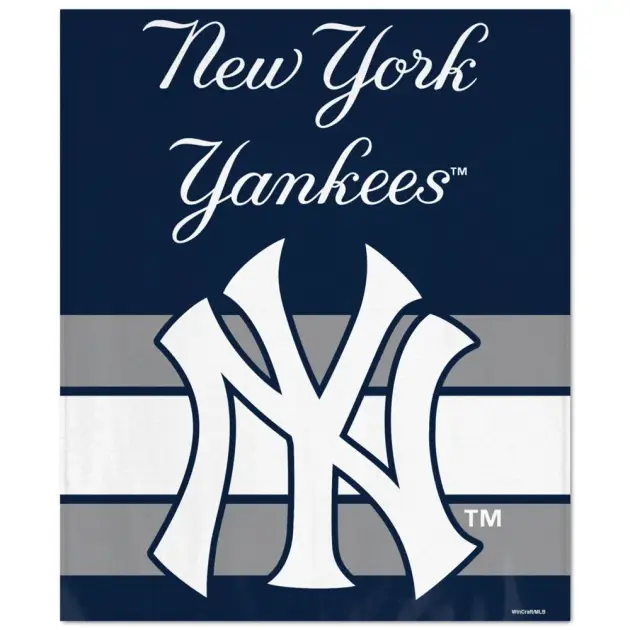 NY YANKEES  BLANKET - ULTRA SOFT 50" X 60"
