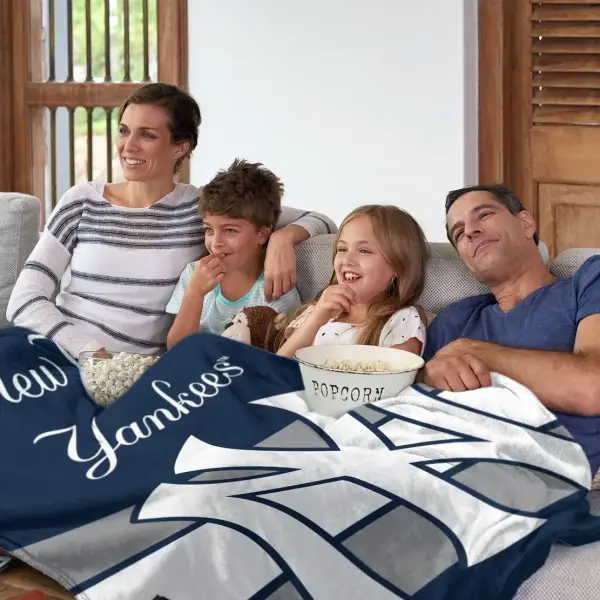 NY YANKEES  BLANKET - ULTRA SOFT 50" X 60" - Image 5