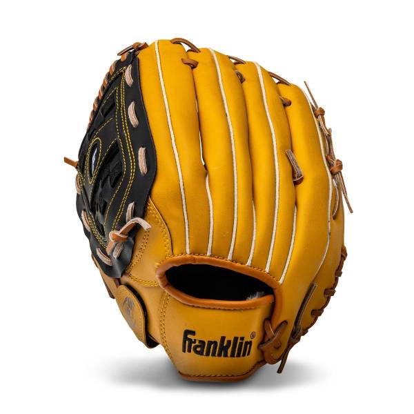 FRANKLIN BASEBALL  BALL FIELD MASTER  -  TAN/BLACK - LEFT HAND THROWTHROW - FIELDING GLOVES - Image 2