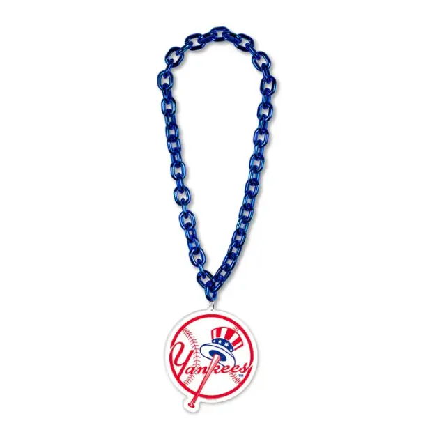 NY YANKEES BIG TO HEAD CHAIN NECKLACE
