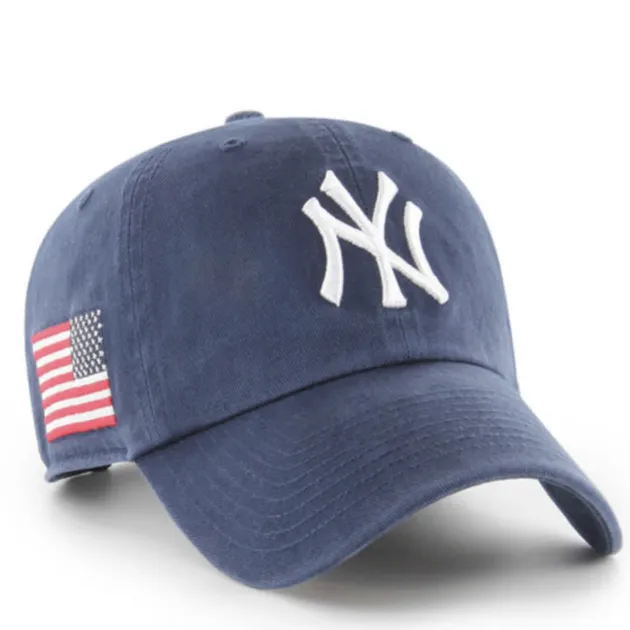 NEW YORK YANKEES NAVY HERITAGE AMERICAN FLAG 47 CLEAN UP