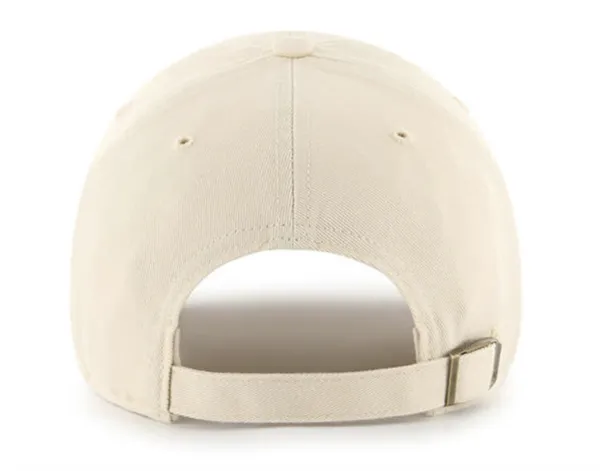 NY YANKEES NATURAL 47 CLEAN UP W/ NO LOOP LABEL BLACK NY LOGO - Image 2