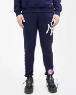 NEW YORK YANKEES LOGO JOGGER MIDNIGHT NAVY