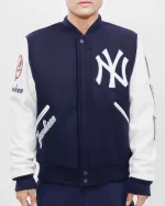 NY YANKEES Pro Standard Logo Blended Varsity Men's Jacket