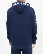 NEW YORK YANKEES LOGO ZIPPER HOODY - Image 3