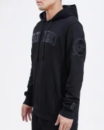 New York Yankees Triple Black Logo Hoody - Image 3
