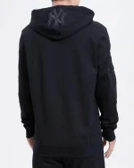 New York Yankees Triple Black Logo Hoody - Image 5