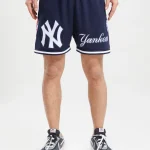 New York Yankees Logo Mesh Short