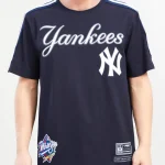 NEW YORK YANKEES LOGO PRO TEAM TAPING Midnight Navy SHIRT