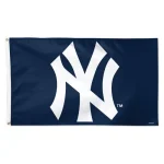 NEW YORK YANKEES FLAG - DELUXE 3' X 5' NAVY