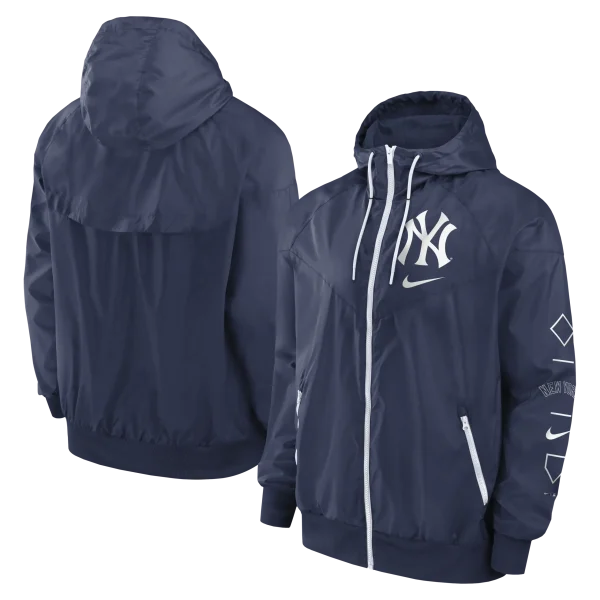 NY YANKEES Men's Nike Team Runner Windrunner Jacket