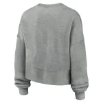 NY  YANKEES WOMENS NIKE THROWBACK CREWNECK GRAY - Image 2