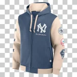 NY Yankees Men's Fanatics Branded  Fleece Full-Zip Hoodie - Image 3