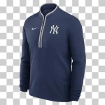 NY Yankees LONG  SLEEVE   1/2-Zip TEES - Image 4