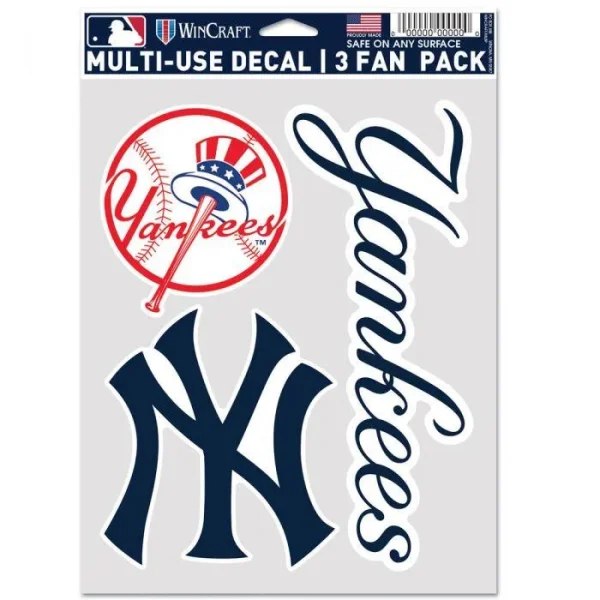 NEW YORK YANKEES MULTI USE 3 FAN PACK