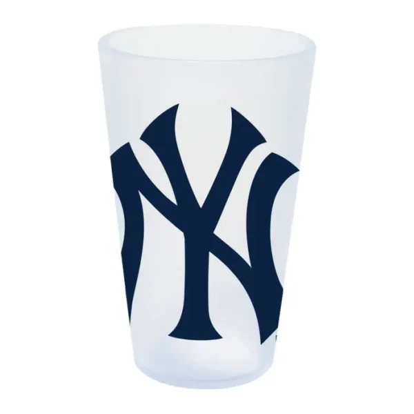NEW YORK YANKEES ICICLE 16 OZ SILICONE PINT GLASS
