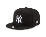 NY YANKEES NEW ERA 9FIFTY SNAPBACK BLACK COLOR BASIC /GRAY BRIM