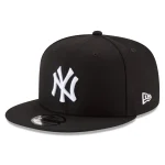 NY YANKEES NEW ERA 9FIFTY SNAPBACK BLACK COLOR BASIC /GRAY BRIM