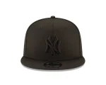 NY YANKEES NEW ERA 9FIFTY SNAPBACK  BLACK/BLACK COLOR BASIC /GRAY BRIM - Image 4