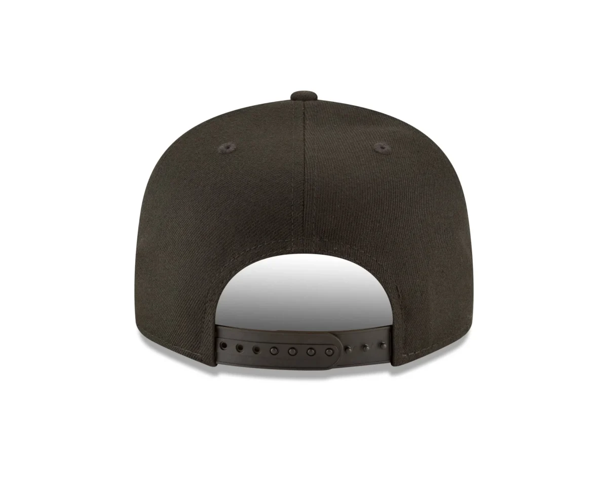 NY YANKEES NEW ERA 9FIFTY SNAPBACK  BLACK/BLACK COLOR BASIC /GRAY BRIM - Image 6