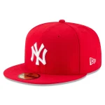 NY YANKEES RED AUTHENTIC COLLECTION 59FIFTY FITTED Gray BRIM