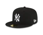 NY YANKEES AUTHENTIC COLLECTION 59FIFTY FITTED BLACK /WHITE