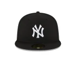 NY YANKEES AUTHENTIC COLLECTION 59FIFTY FITTED BLACK /WHITE - Image 2