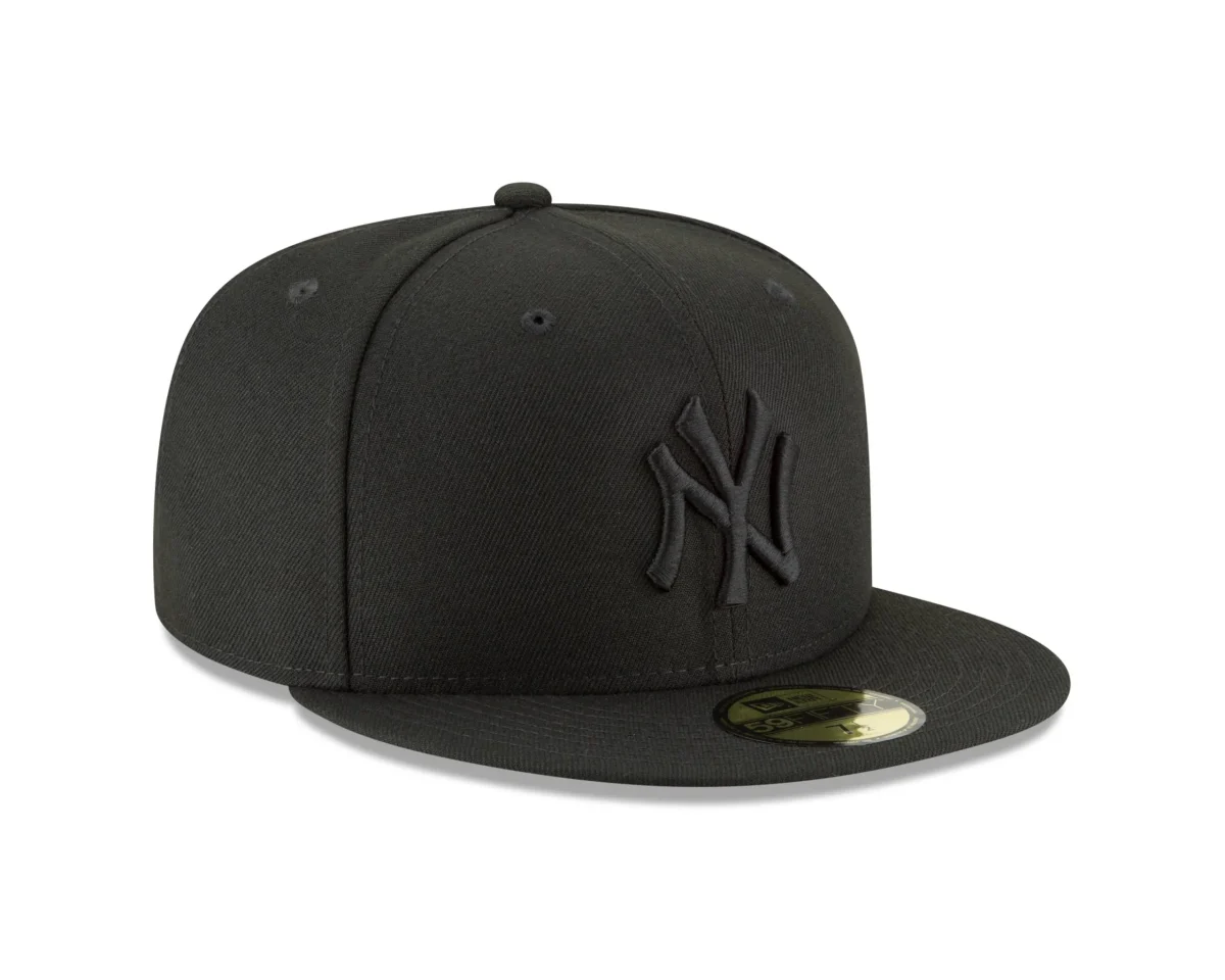 NY YANKEES AUTHENTIC COLLECTION 59FIFTY FITTED BLACK /BLACK - Image 7
