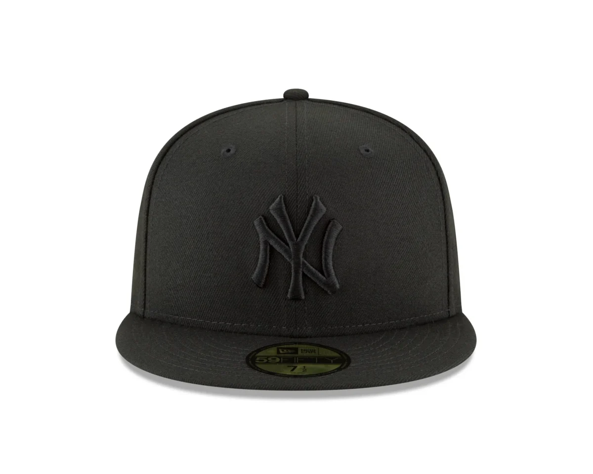 NY YANKEES AUTHENTIC COLLECTION 59FIFTY FITTED BLACK /BLACK - Image 6