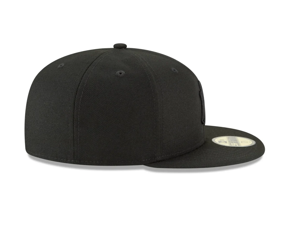 NY YANKEES AUTHENTIC COLLECTION 59FIFTY FITTED BLACK /WHITE - Image 6