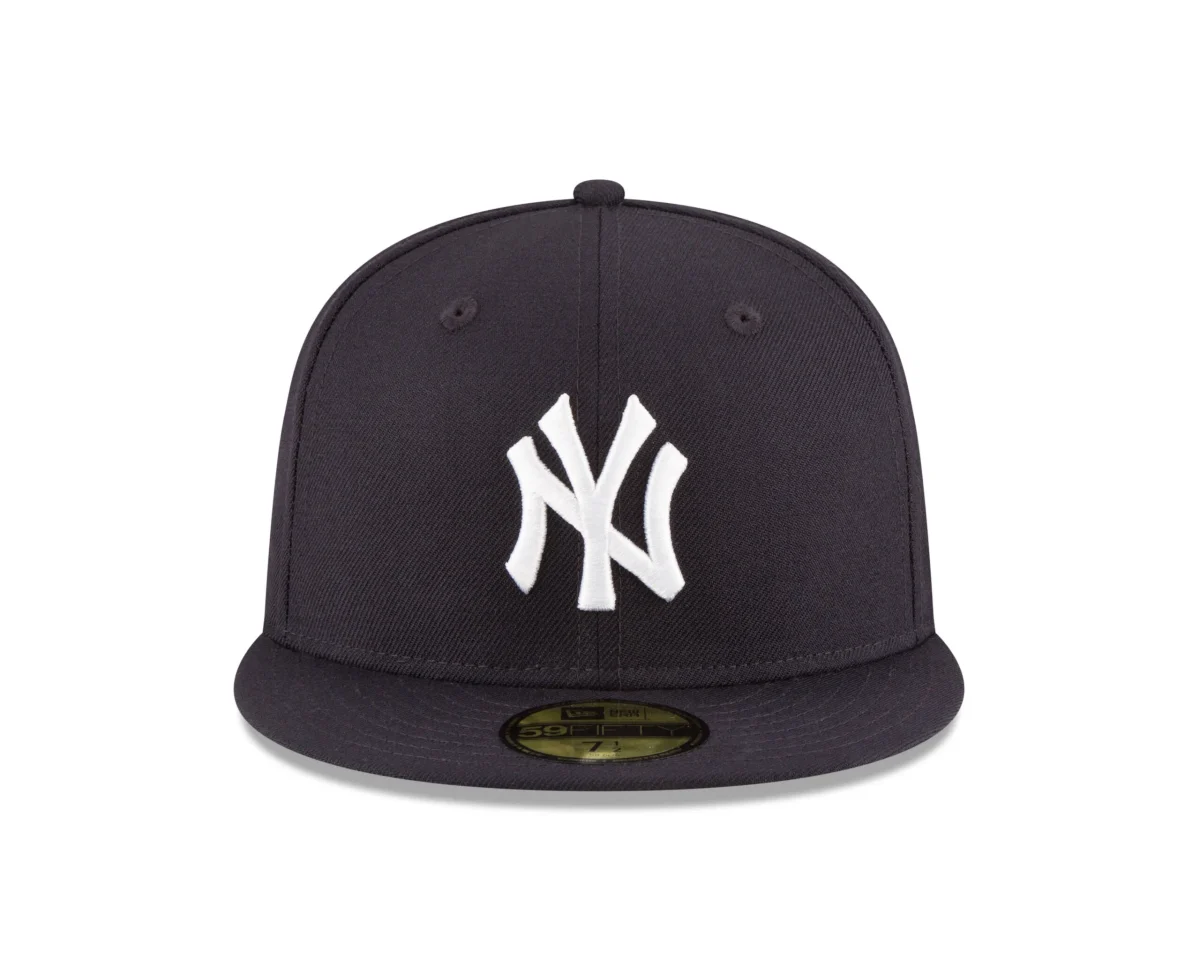 NY YANKEES NAVY 1996 PATCH (on the left Side ) AUTHENTIC COLLECTION 59FIFTY FITTED GRAY BRIM - Image 5