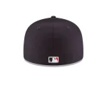 NY YANKEES NAVY 1998 PATCH (On the left Side ) AUTHENTIC COLLECTION 59FIFTY FITTED GRAY  BRIM - Image 7