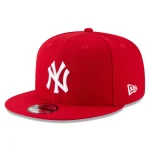 NY YANKEES RED Color Basic 9FIFTY Snapback GRAY BRIM