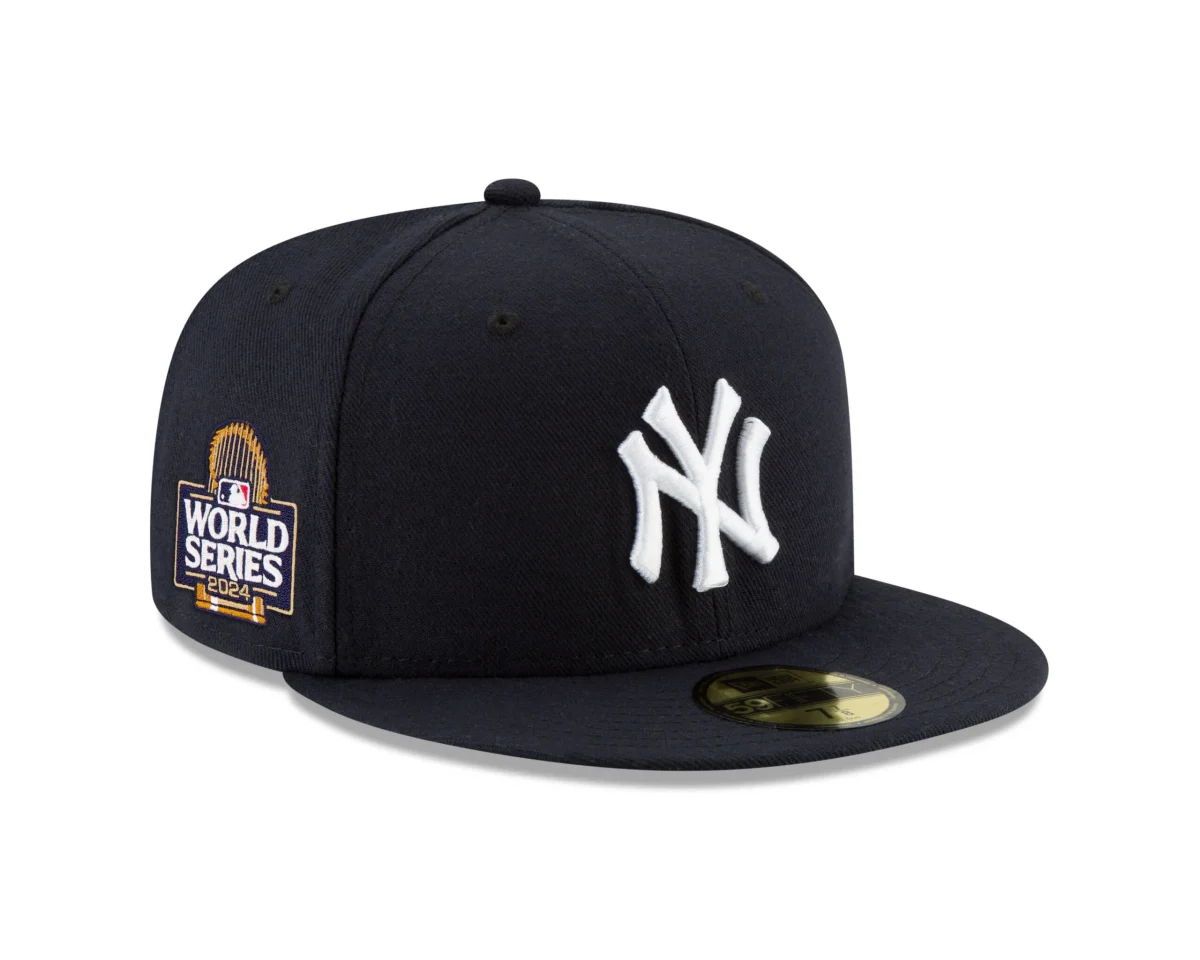 New York Yankees New Era 2024 World Series Side Patch 59FIFTY Fitted Hat - Navy - Image 1