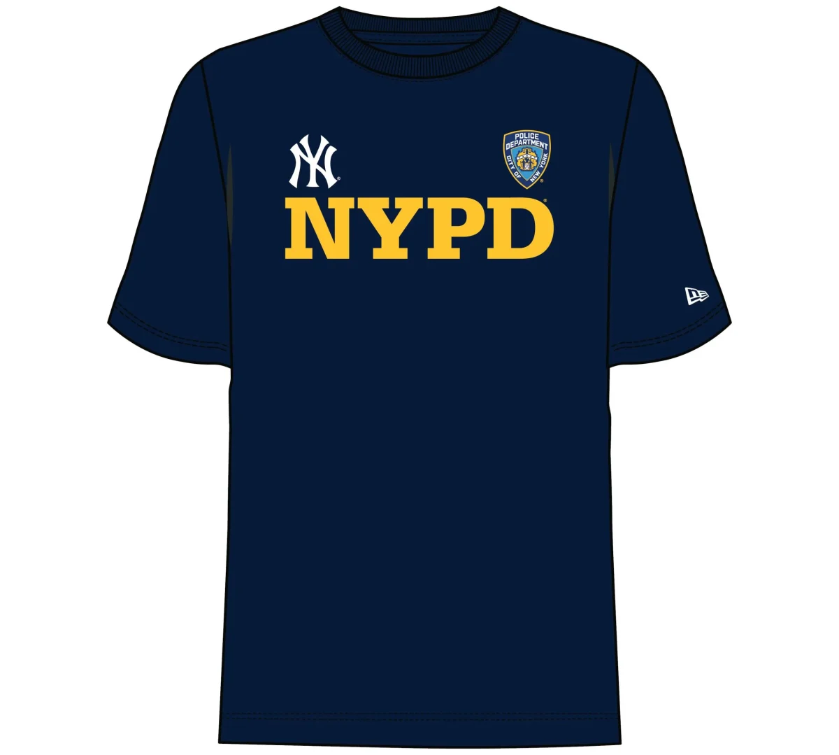 NY YANKEES  NEW ERA NYPD TEES - Image 1