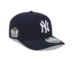 NY  YANKEES NEW ERA 9SEVENTY MVP  NAVY PLAYER REPLICA  ADJUSTABLE HAT STRETCH-SNAP WITH D JETER 5X WORLD SERIES CHAMPION PATCH