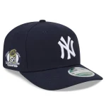 NY  YANKEES NEW ERA 9SEVENTY MVP  NAVY PLAYER REPLICA  ADJUSTABLE HAT STRETCH-SNAP WITH D JETER 5X WORLD SERIES CHAMPION PATCH