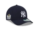 NY  YANKEES MVP NEW ERA 9FORTY MVP  NAVY PLAYER REPLICA M-CROWN ADJUSTABLE HAT  WITH D JETER 5X WORLD SERIES CHAMPION PATCH