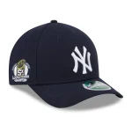 NY  YANKEES MVP NEW ERA 9FORTY MVP  NAVY PLAYER REPLICA M-CROWN ADJUSTABLE HAT  WITH D JETER 5X WORLD SERIES CHAMPION PATCH